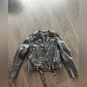 Zara faux leather jacket - M